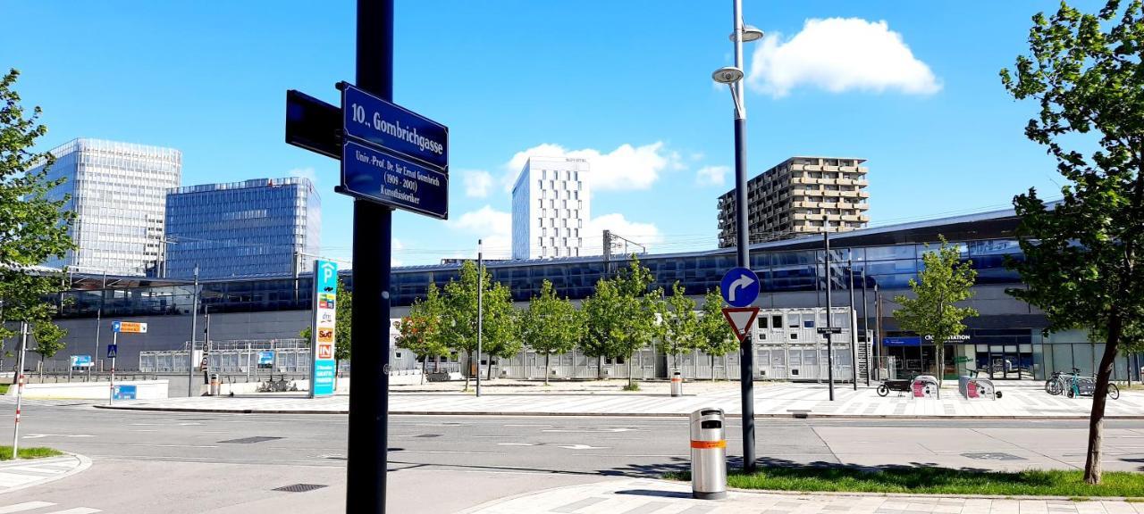 Apart Sky Residence Hauptbahnhof With Balcony Вена Экстерьер фото